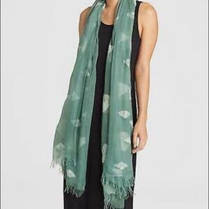 Eileen Fisher Green “Elm Scarf” NWT